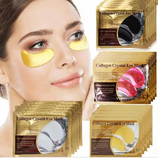 Gold Collagen Crystal Eye Masks (10 Pairs)