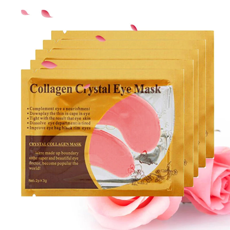 Gold Collagen Crystal Eye Masks (10 Pairs)